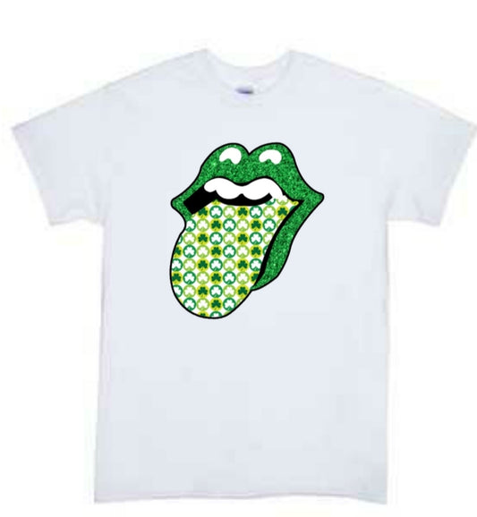 Clover Tounge St. Patrick's Day Boys Shirt Girls Shirt