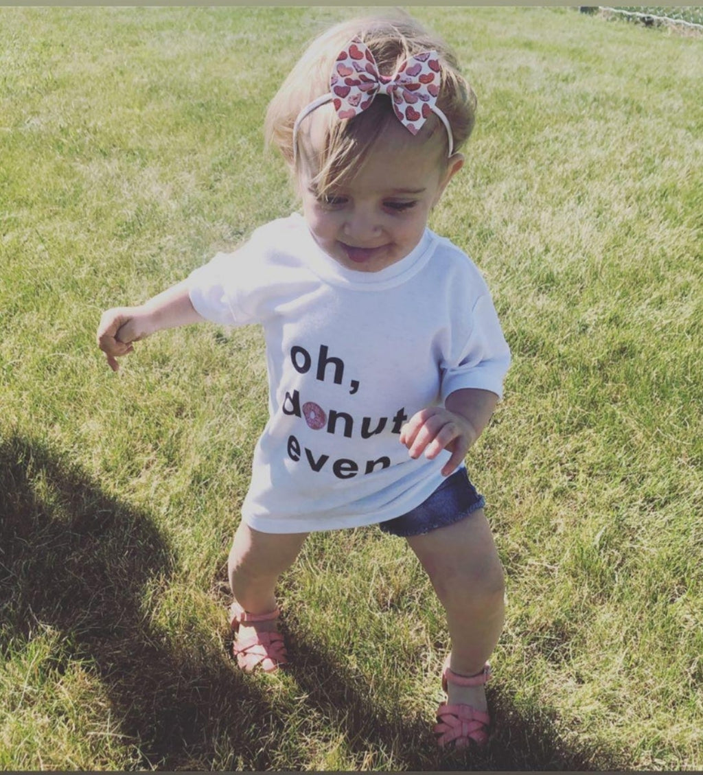 Mommy and Me Oh Donut, Even Girls Shirt Ladies Shiry