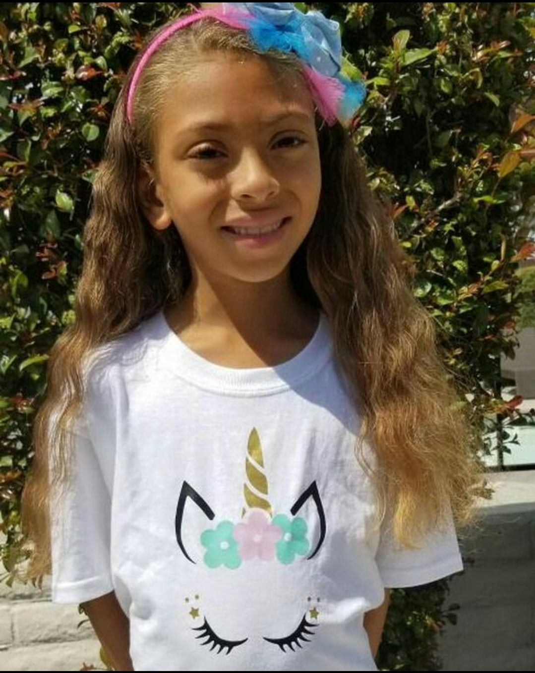 Unicorn Face Girls Shirt