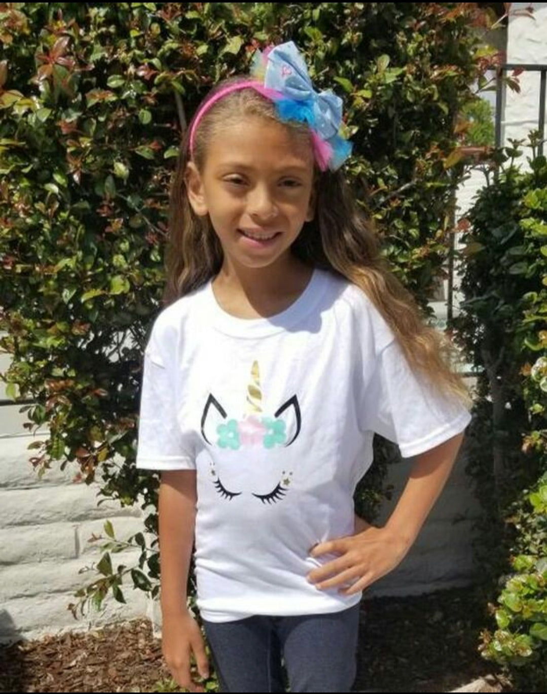 Unicorn Face Girls Shirt