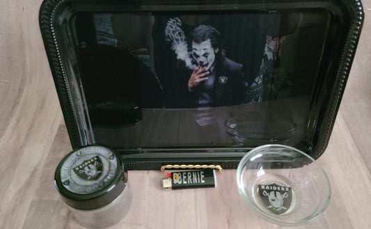 Raiders Rolling Trays 4pc