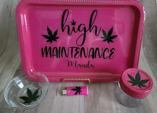 High Maintenance Rolling Trays 4pc