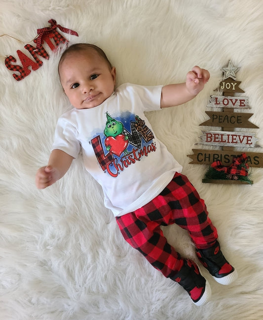 Grinch Love Christmas Christmas Boys Shirt Girls Shirt Ladies Shirt Mens Shirt