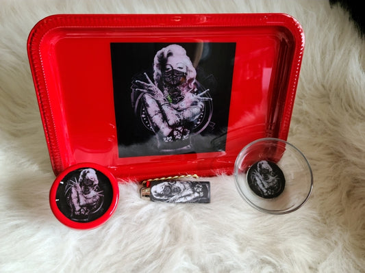 Marliyn Monroe Rolling Trays 4pc