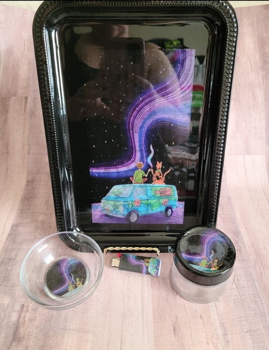 Scooby Doo Rolling Trays 4pc