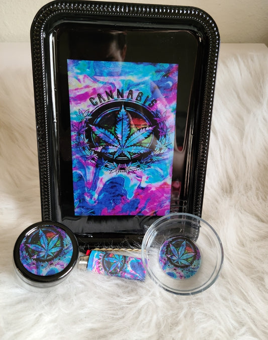 Cannabis Rolling Trays 4pc