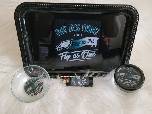 Eagles Rolling Trays 4pc