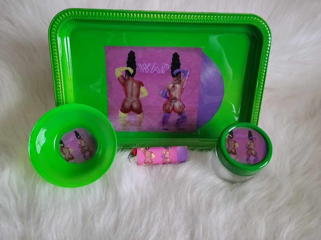 Cardi B Rolling Trays 4pc