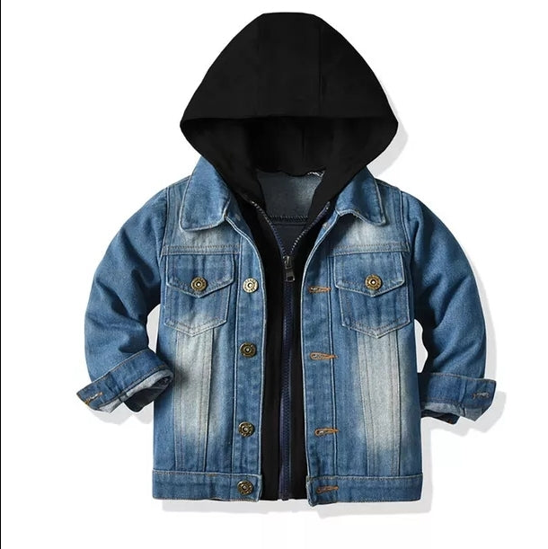 Hooded Denim Jacket