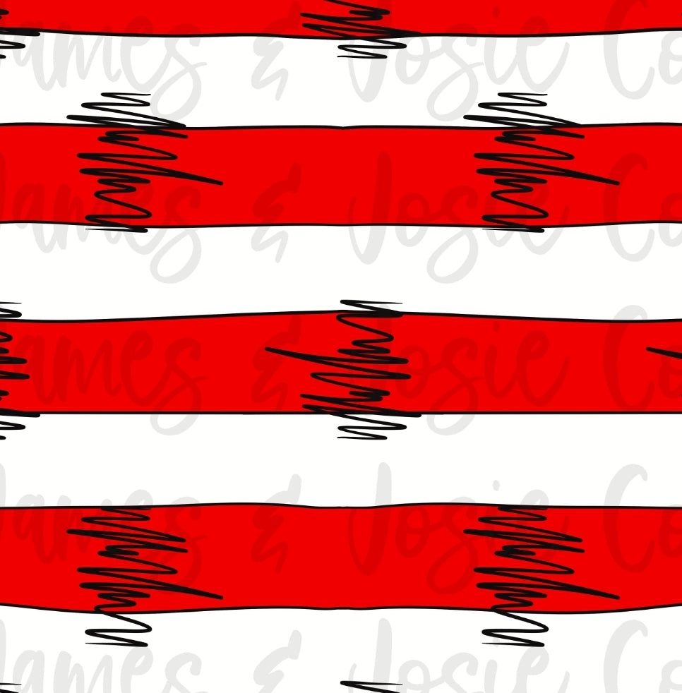 Dr. Seuss Stripes Handmade
