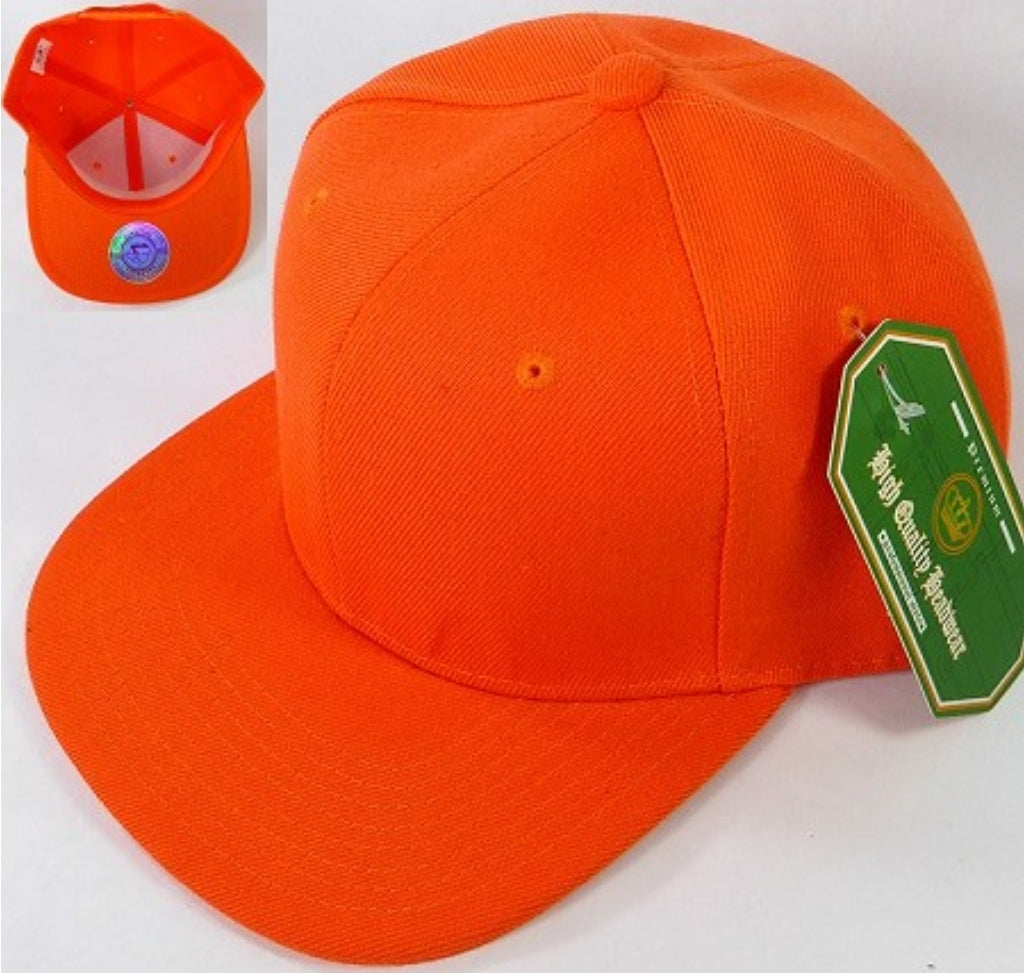 Orange Snapback Hat