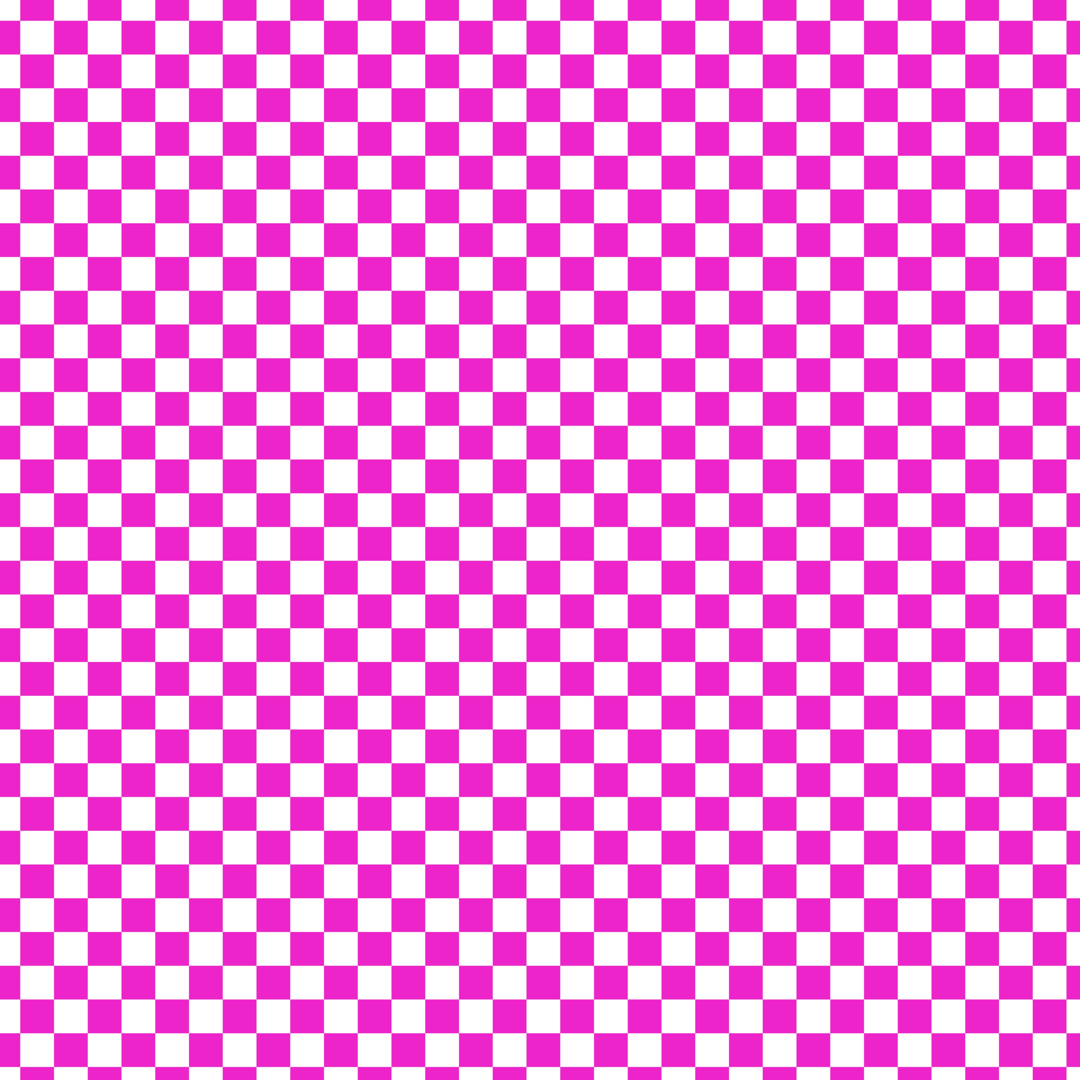 White Pink Checker Handmade