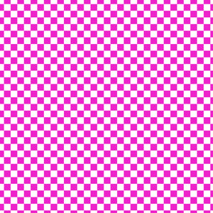 White Pink Checker Handmade