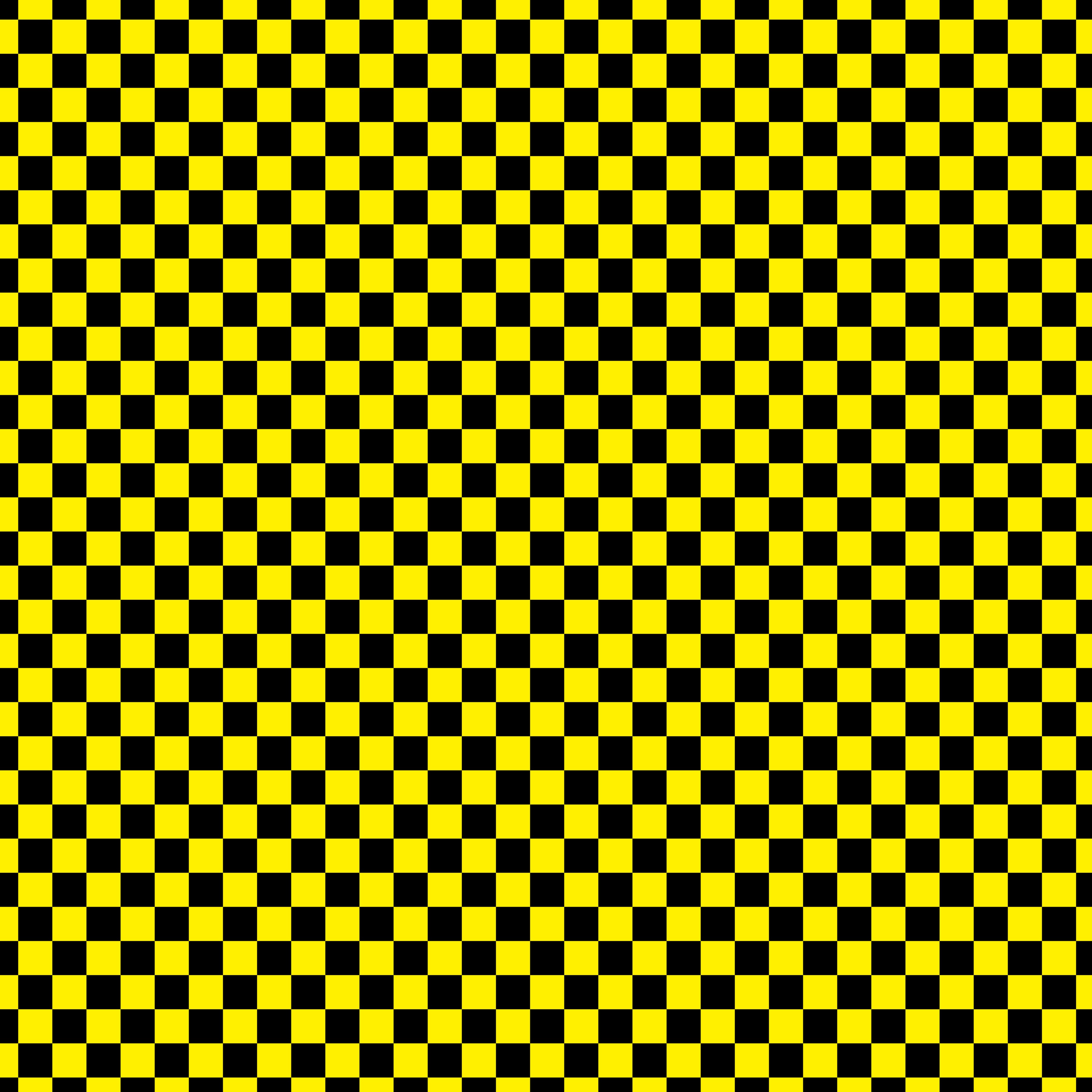 Yellow Checker Handmade