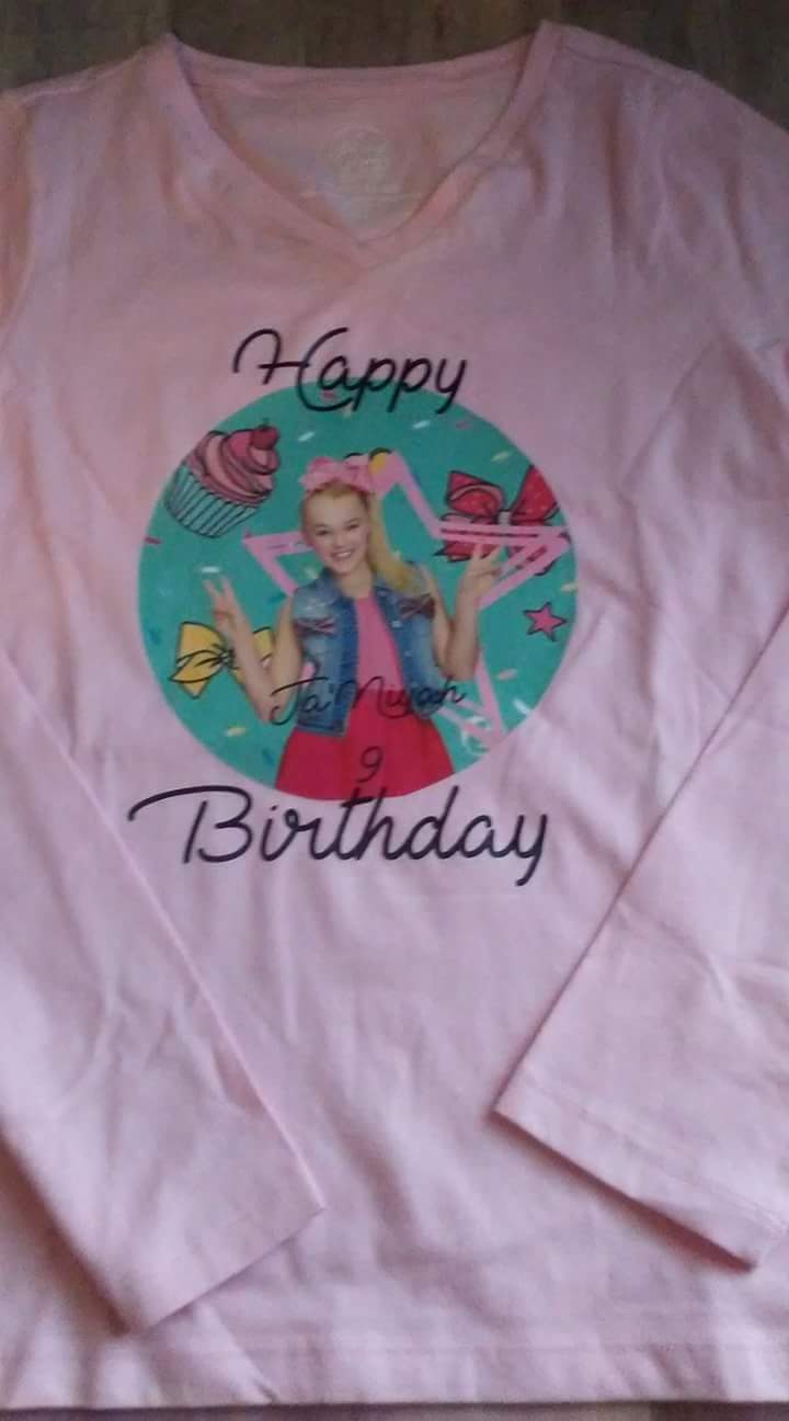 Personalized Jojo Birthday Girls Shirt