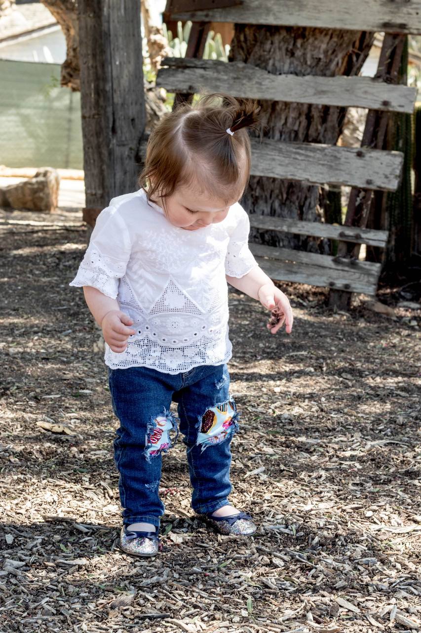 Donut Girls Distressed Jeans