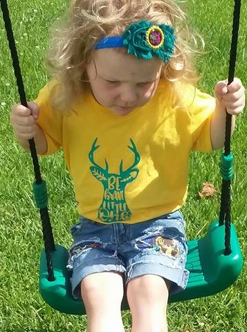 Be Brave Little One Girls Shirt