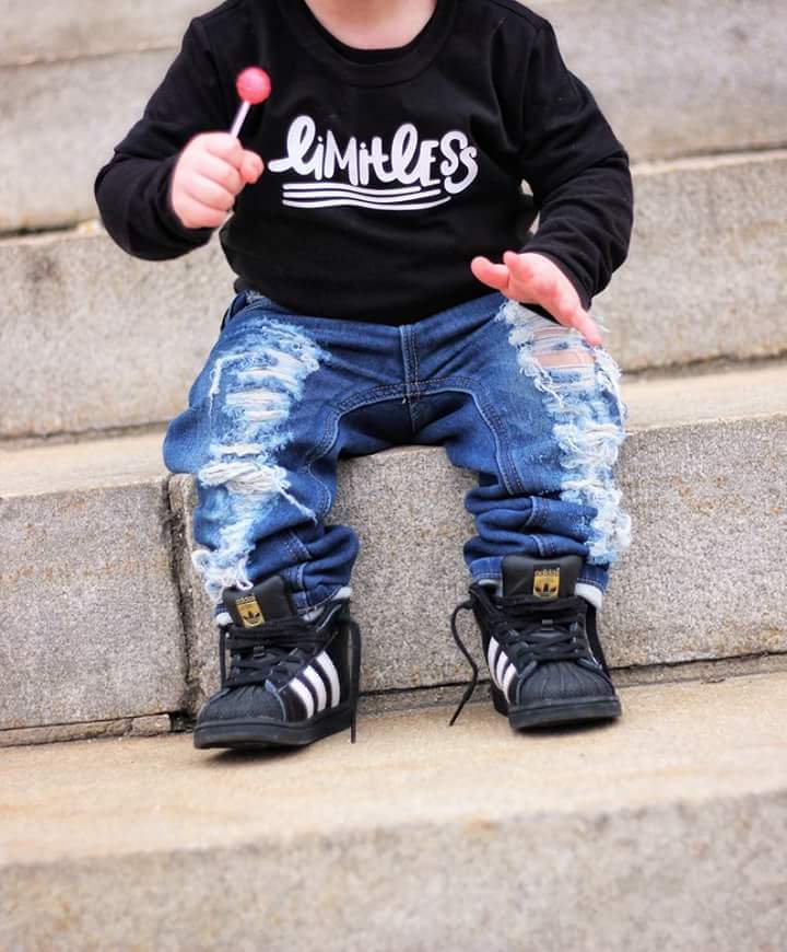 Vic Boys Distressed Jeans