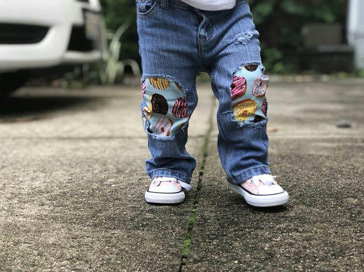 Donut Girls Distressed Jeans