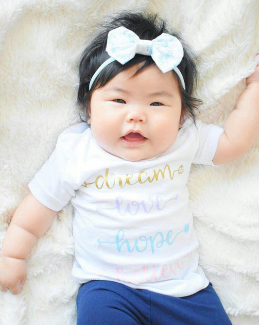 Dream, Love, Hope, Believe Girls Shirt