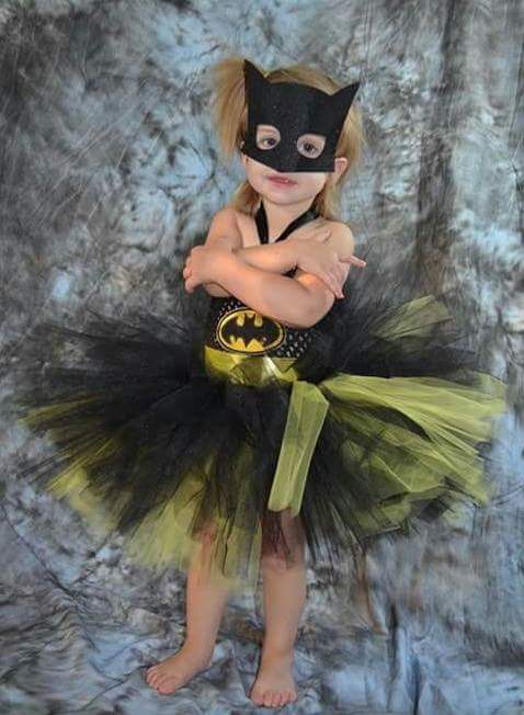 Batman Costume Birthday Tutu Dress Halloween