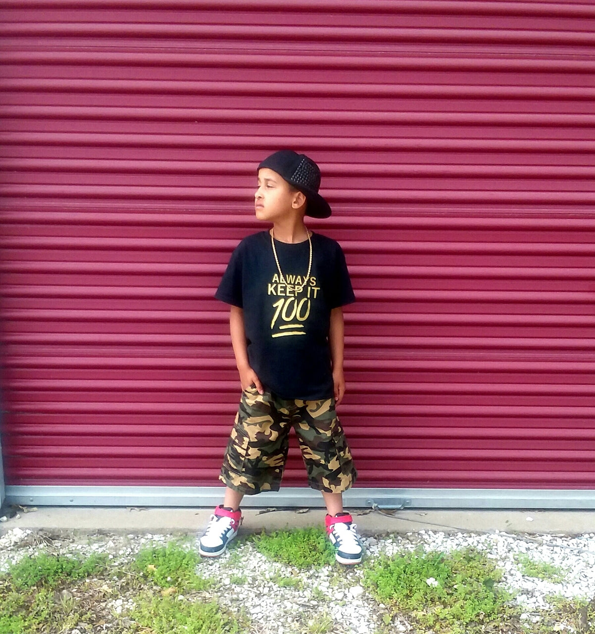 Always keep it 100 Boys Shirt