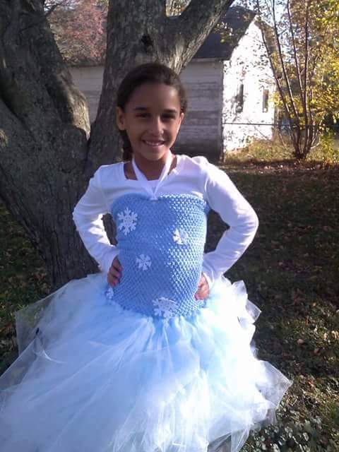 Frozen Elsa Costume Birthday Tutu Dress Disney