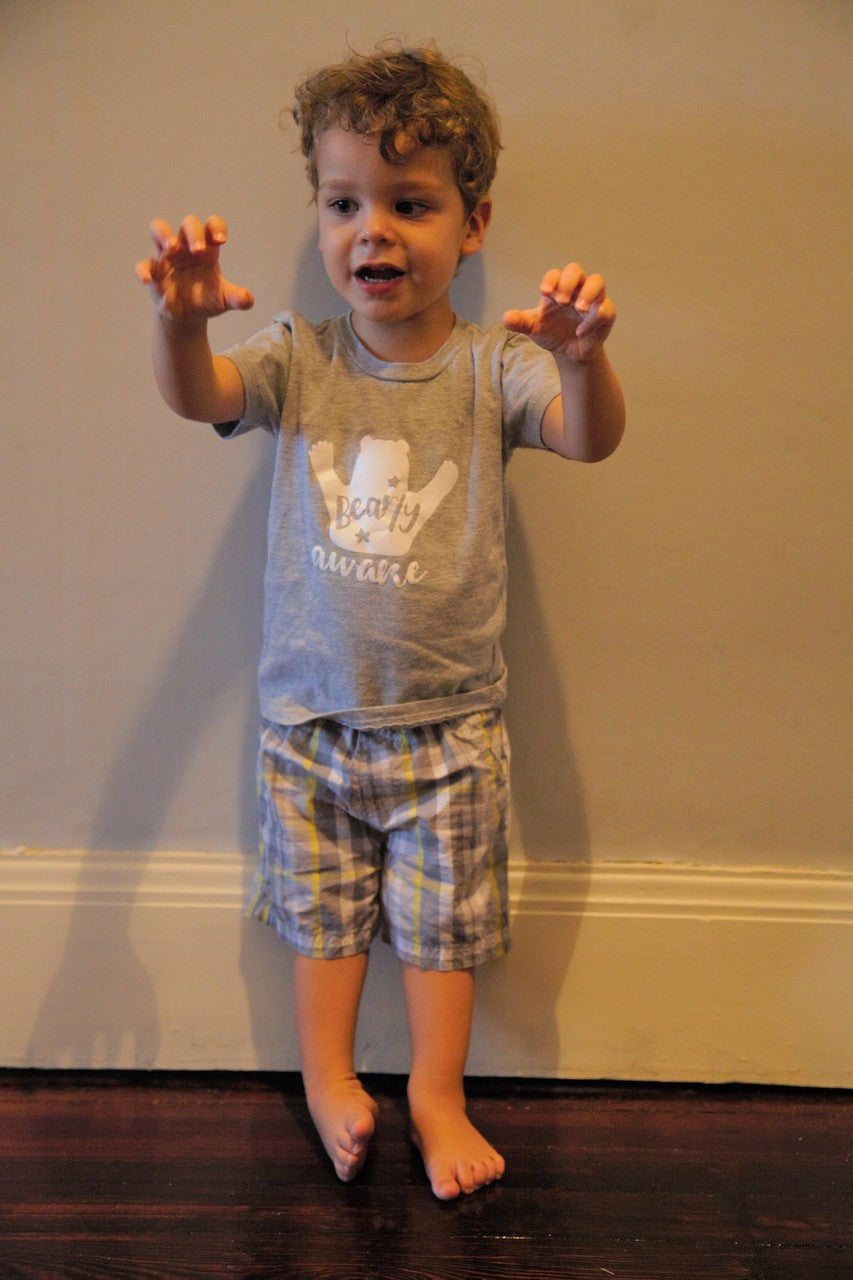 Bearly awake Boys Shirt Girls Shirt