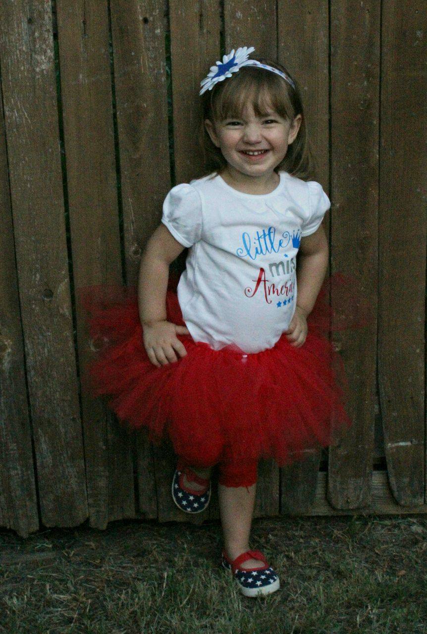 Little Miss America Tutu Outfit 4th of July