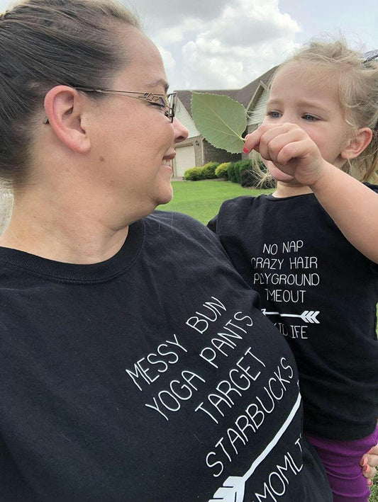 Mommy and Me #momlife #kidlife Ladies Shirt Girls Shirt Boys Shirt