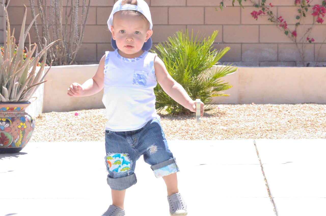 Dino Boys Distressed Jeans