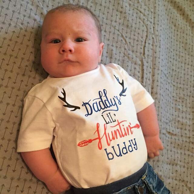 Daddy's Little Hunting Buddy Boys Shirt