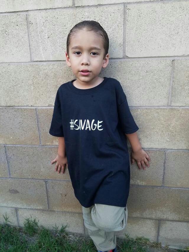 #Savage Boys Shirt Girls Shirt