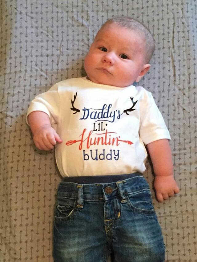 Daddy's Little Hunting Buddy Boys Shirt