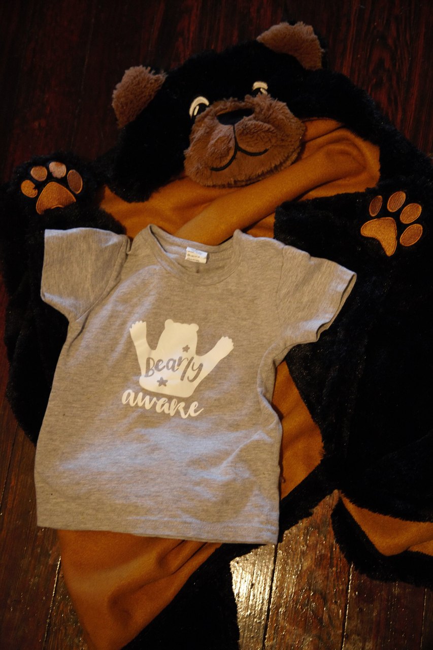 Bearly awake Boys Shirt Girls Shirt