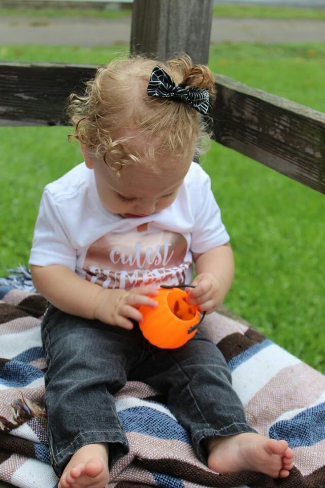Cutest pumpkin in the patch Fall Girls Shirt