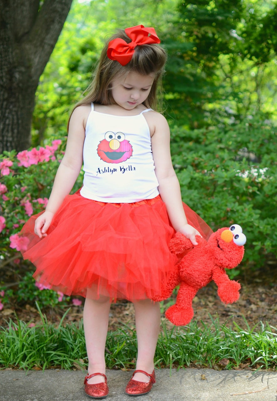 Sesame Street Personalized Elmo Girls Shirt Boys Shirt