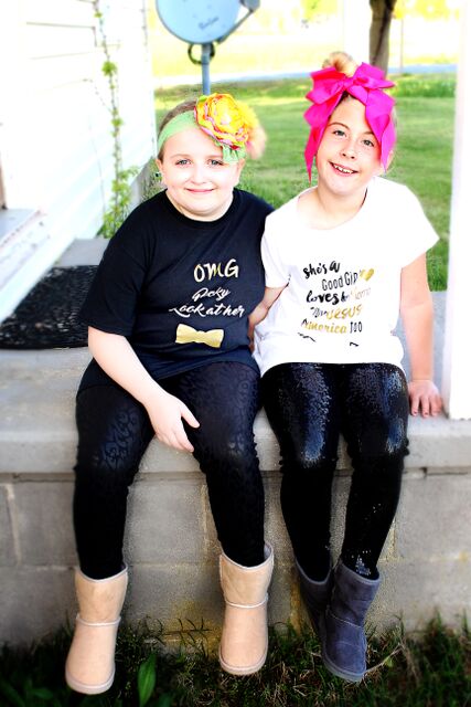 OMG Look at her Bow Girls Shirt