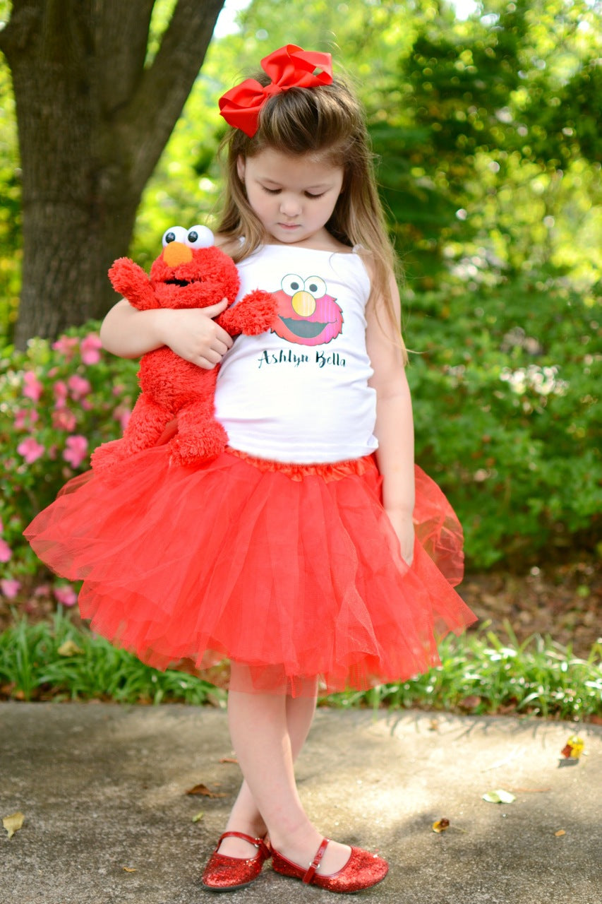 Sesame Street Personalized Elmo Girls Shirt Boys Shirt