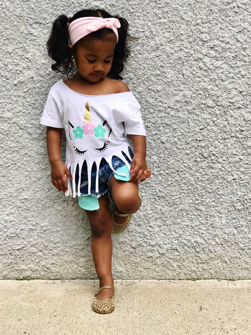 Unicorn Face Girls Shirt
