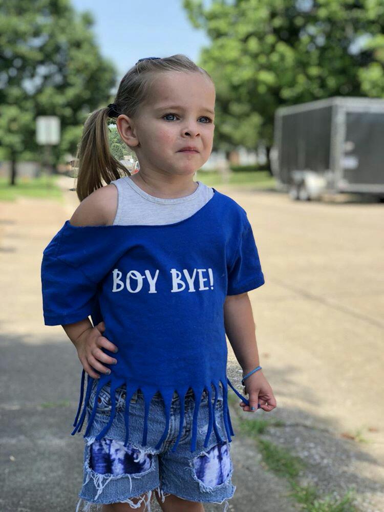 Boy Bye Fringe Girls Shirt