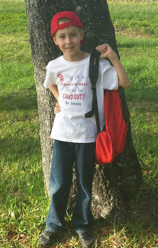Why Fit In When Your Born To Stand Out Dr. Seuss Boys Shirt Girls Shirt