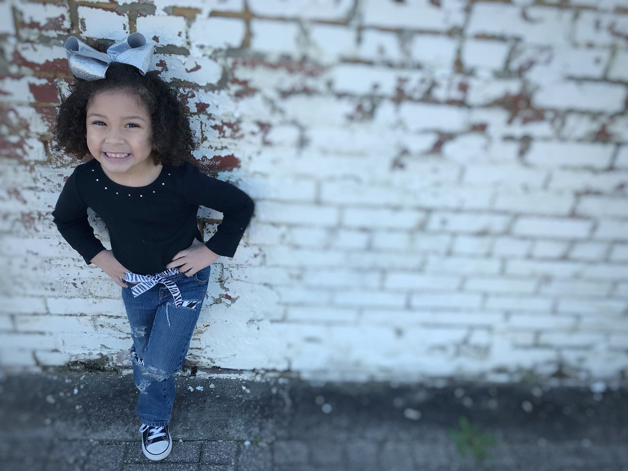 Zebra Girls Distressed Jeans
