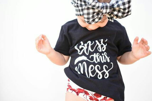 Bless this mess Girls Shirt