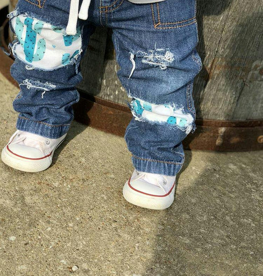 Cactus Boys Distressed Jeans Western