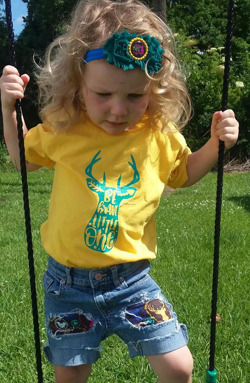 Be Brave Little One Girls Shirt