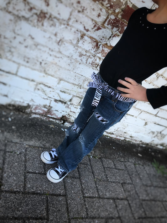Zebra Girls Distressed Jeans