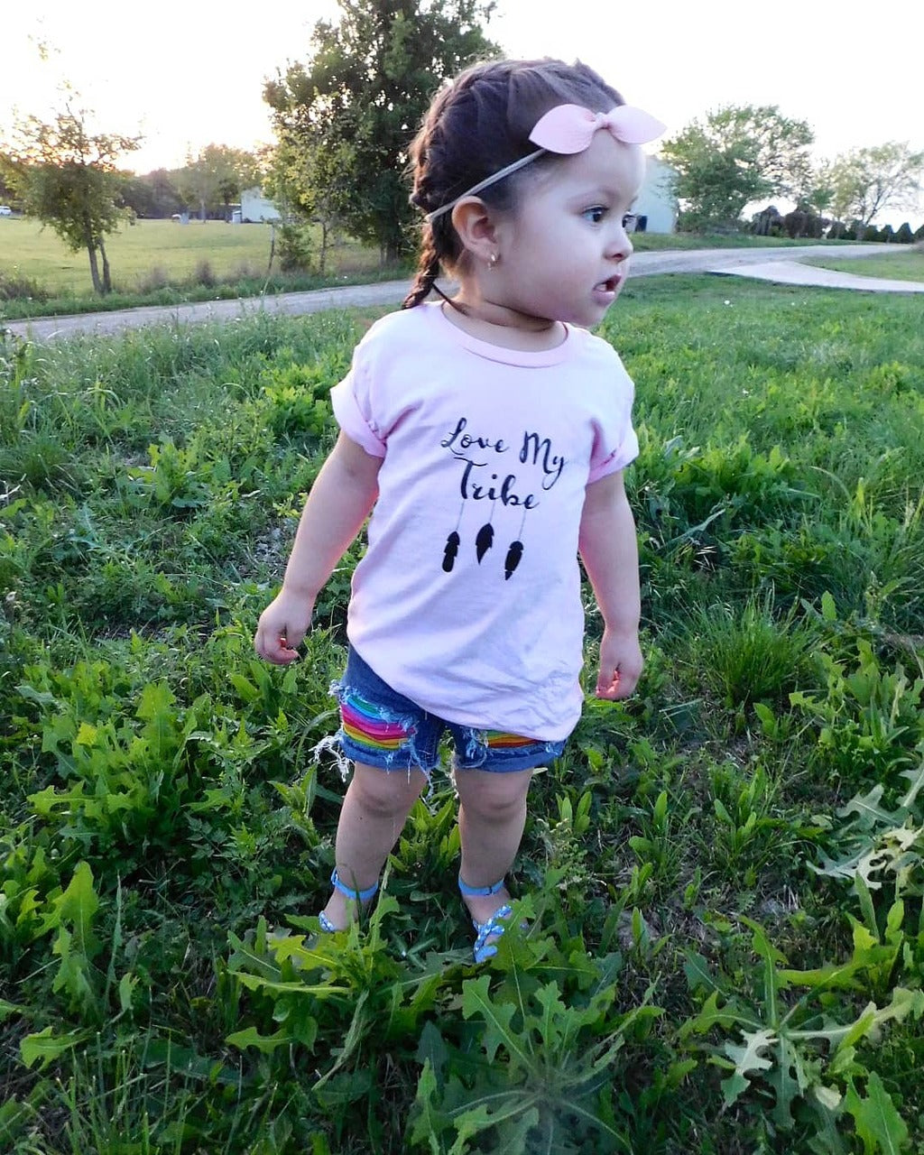 I Love My Tribe Girls Shirt