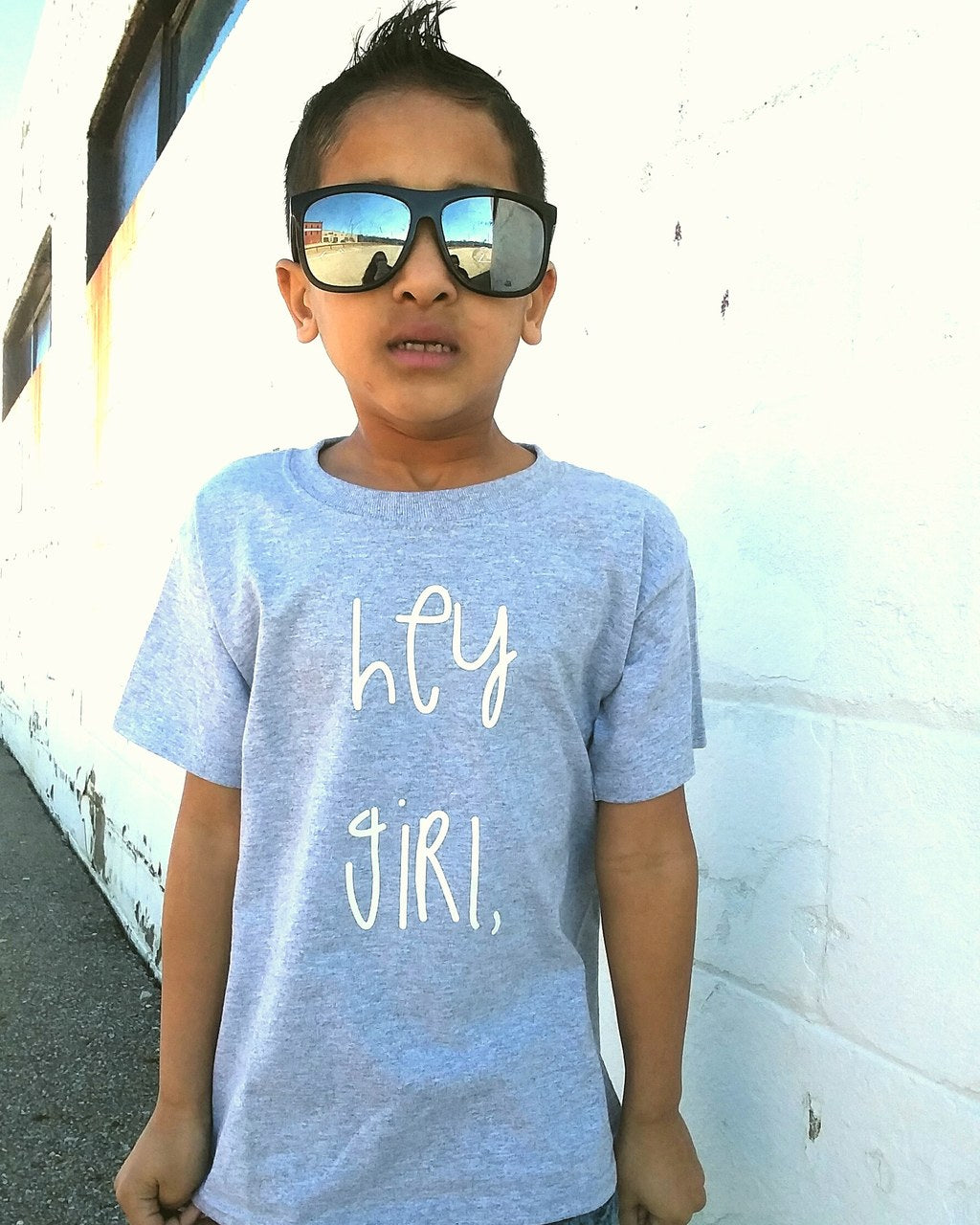 hey, girl Boys Shirt