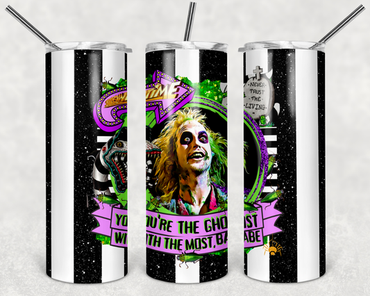 Beetlejuice Tumbler Mug Sippy Cup Bottle